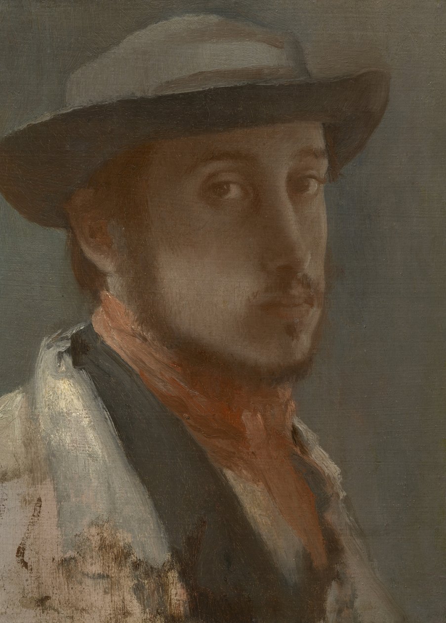 Selvportræt, c.1857?-58 af Edgar Degas