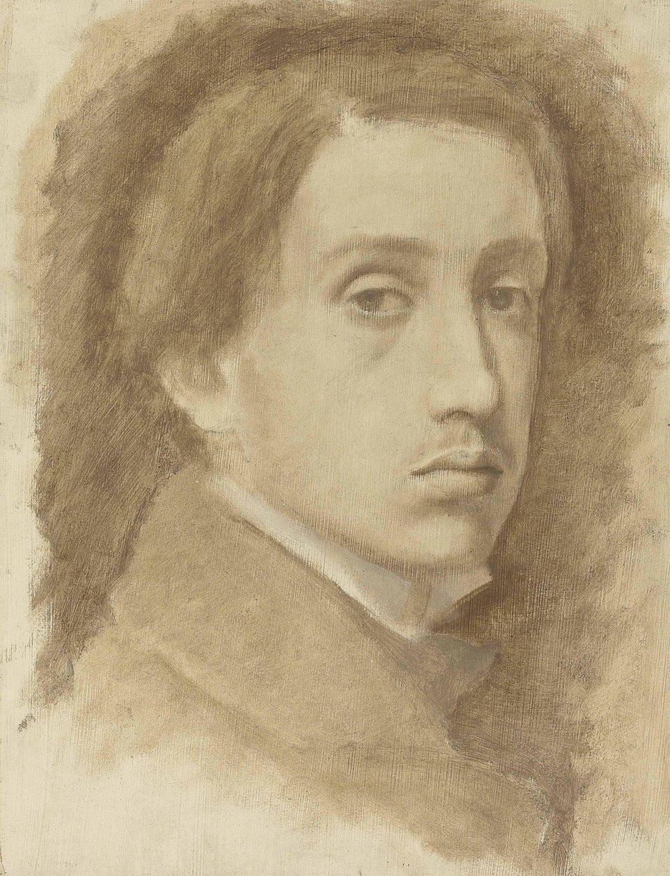 Selvportræt, ca 1854. af Edgar Degas