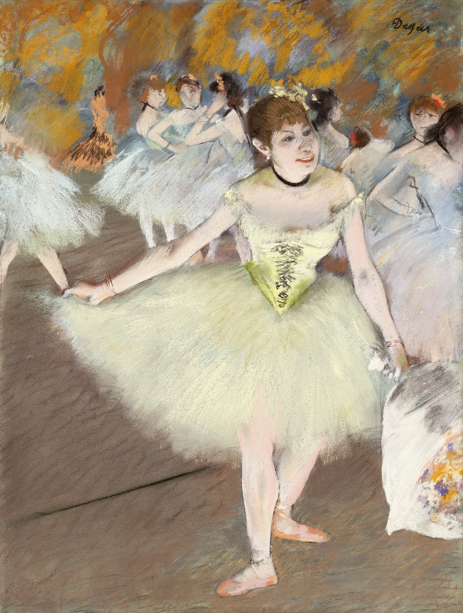 På scenen, 1879-1881 af Edgar Degas