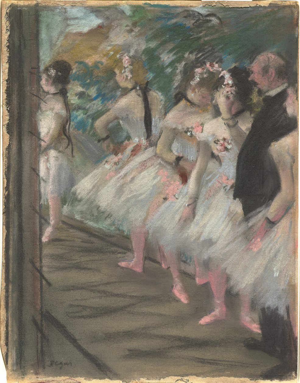 Balletten, ca. 1880 (pastel på papir) af Edgar Degas