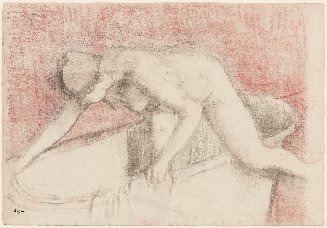 Badet af Edgar Degas