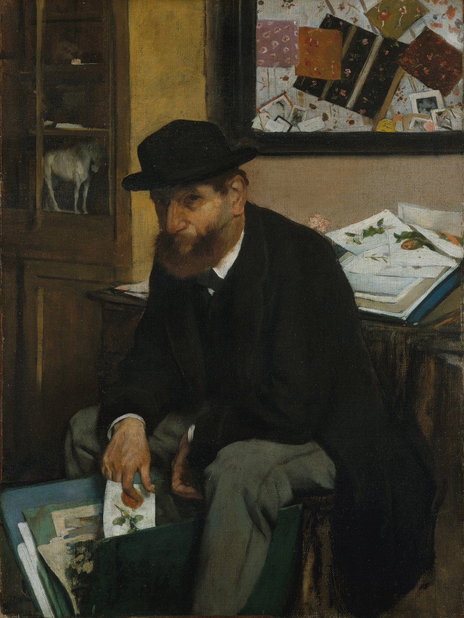Samleren af tryk, 1866 af Edgar Degas