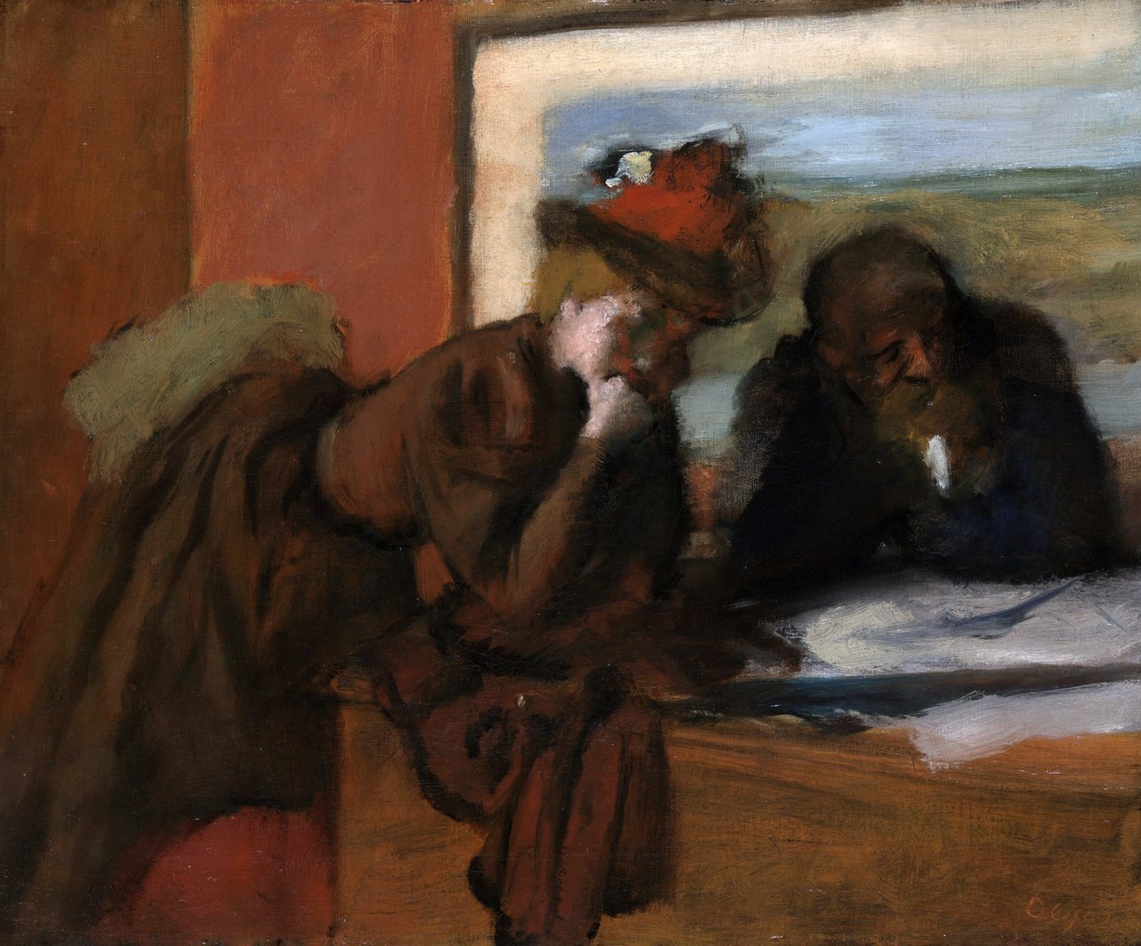 Samtalen af Edgar Degas