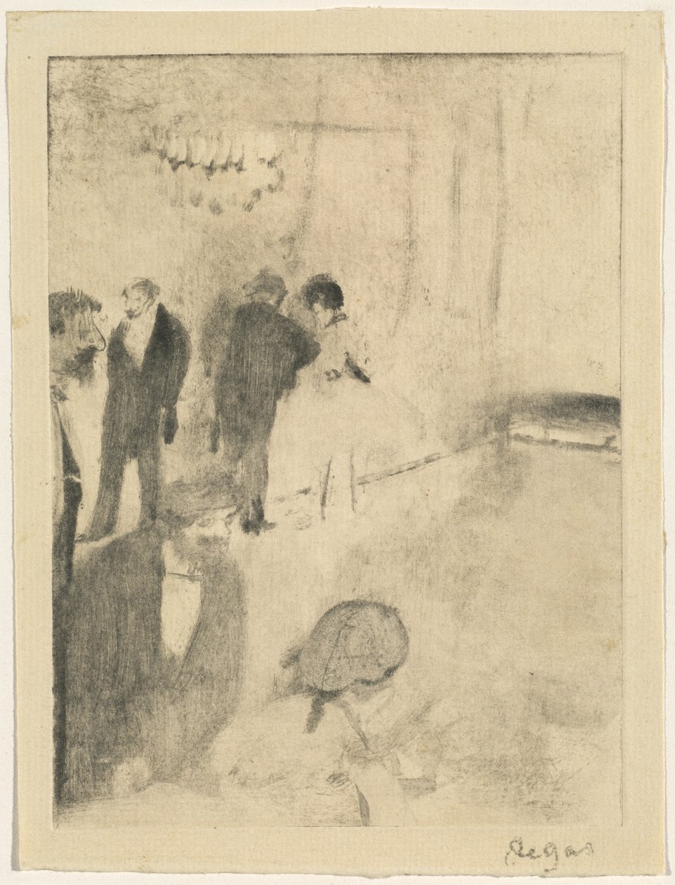 Det grønne rum, ca. 18761877. af Edgar Degas