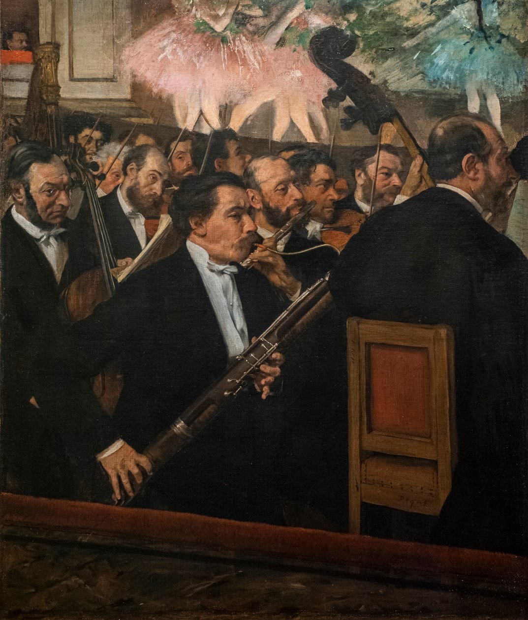 Operaorkestret. 1870. Olie på lærred. af Edgar Degas