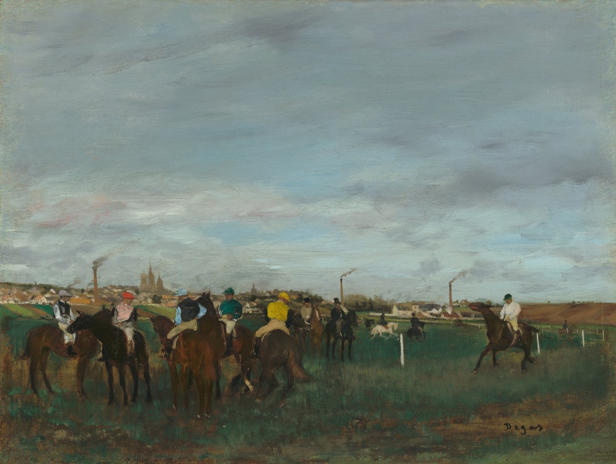 Racerne af Edgar Degas