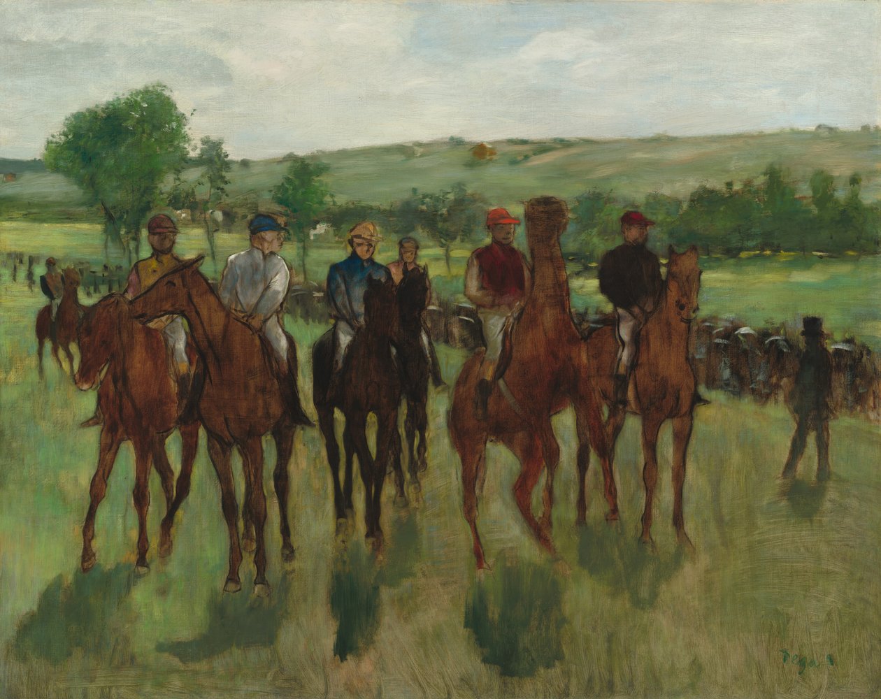 Rytterne, ca. 1885. af Edgar Degas