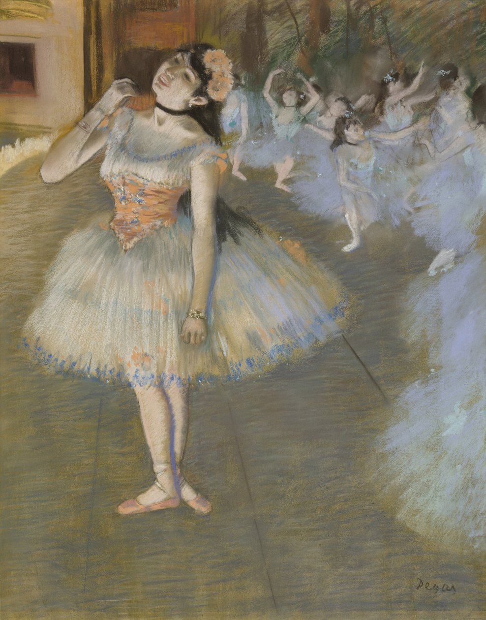 Stjernen, 1879/81 af Edgar Degas