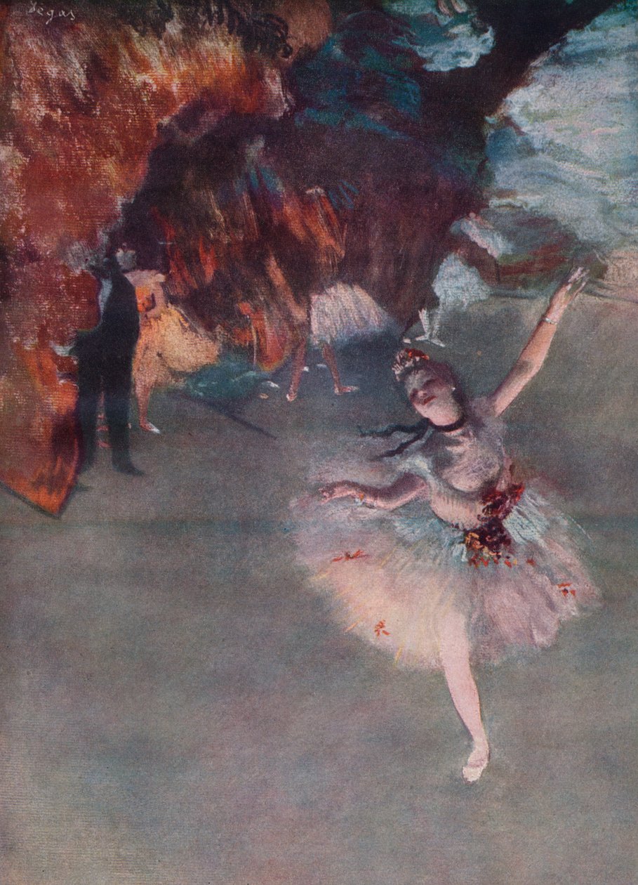 Stjernen LEtoile, 1878. af Edgar Degas