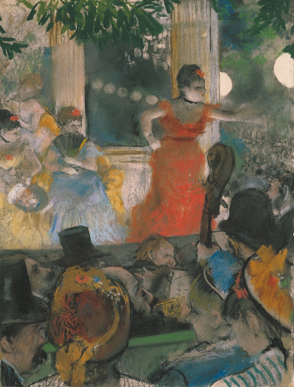 Café-koncerten på Les Ambassadeurs af Edgar Degas