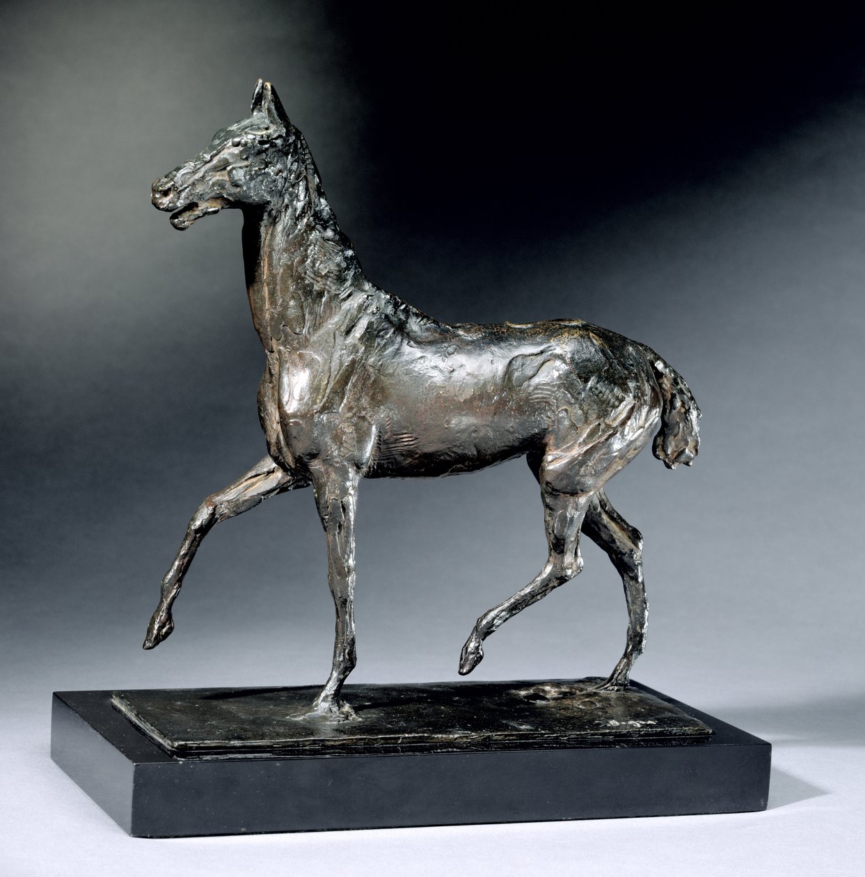 Travhest (bronze) af Edgar Degas