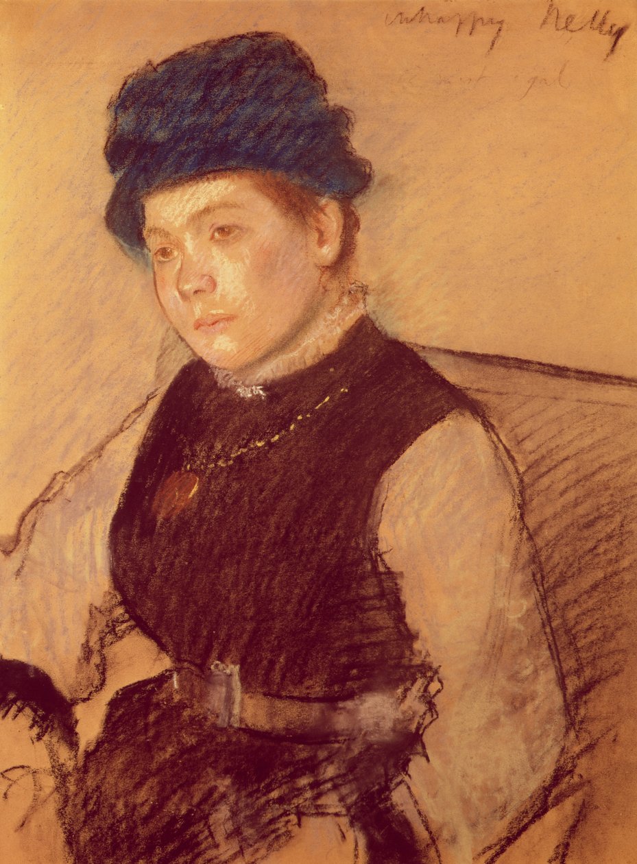 Unhappy Nelly (pastel) af Edgar Degas