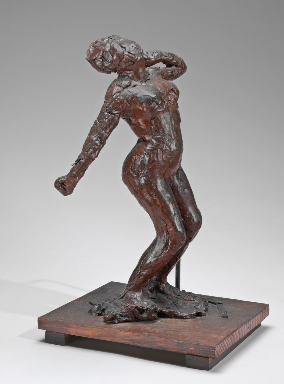 Kvinde, der strækker sig af Edgar Degas