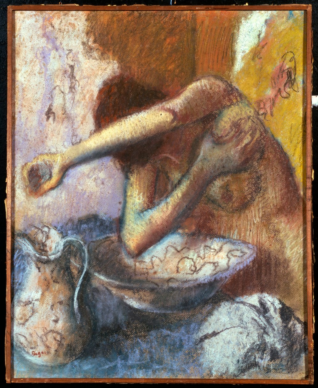 Kvinde ved sit toilet, ca. 1887 af Edgar Degas