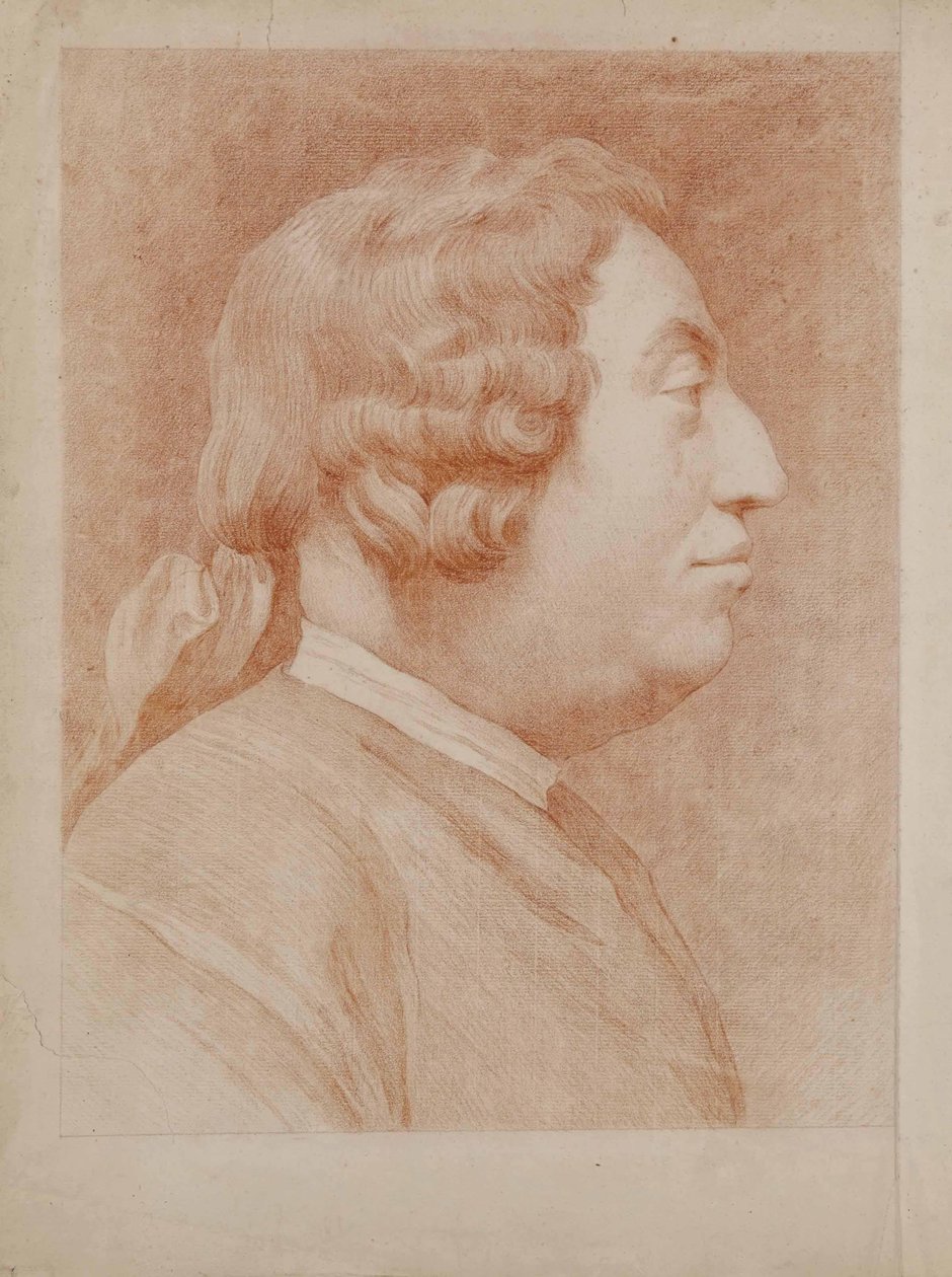 Selvportræt. af Edmé Bouchardon