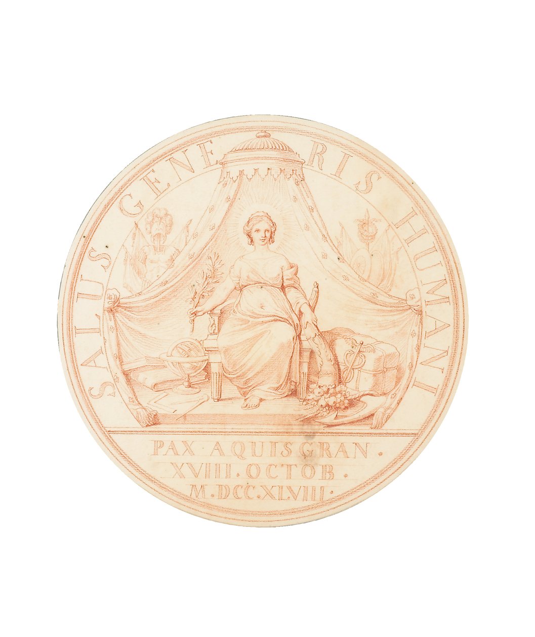 Freden i Aix-la-Chapelle, 1748 af Edmé Bouchardon