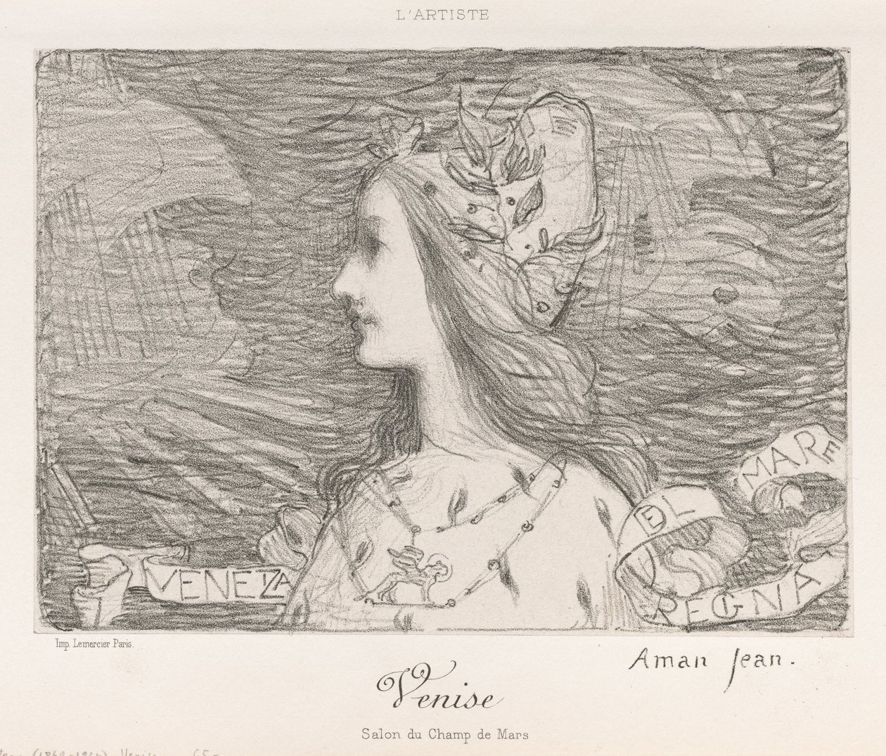 Venedig, 1892. af Edmond François Aman Jean