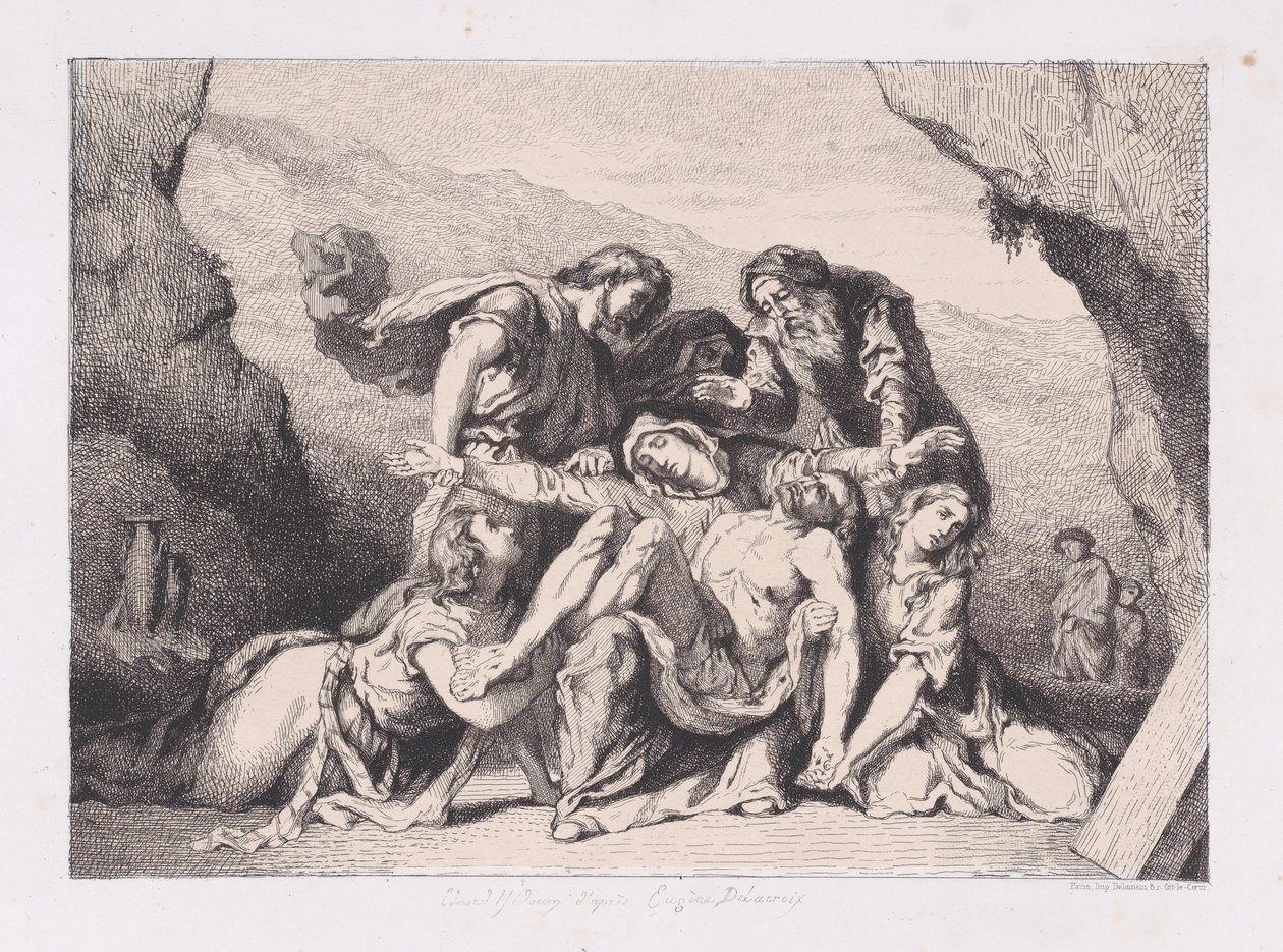 Pietà, 1852., 1852. af Edmond Hédouin