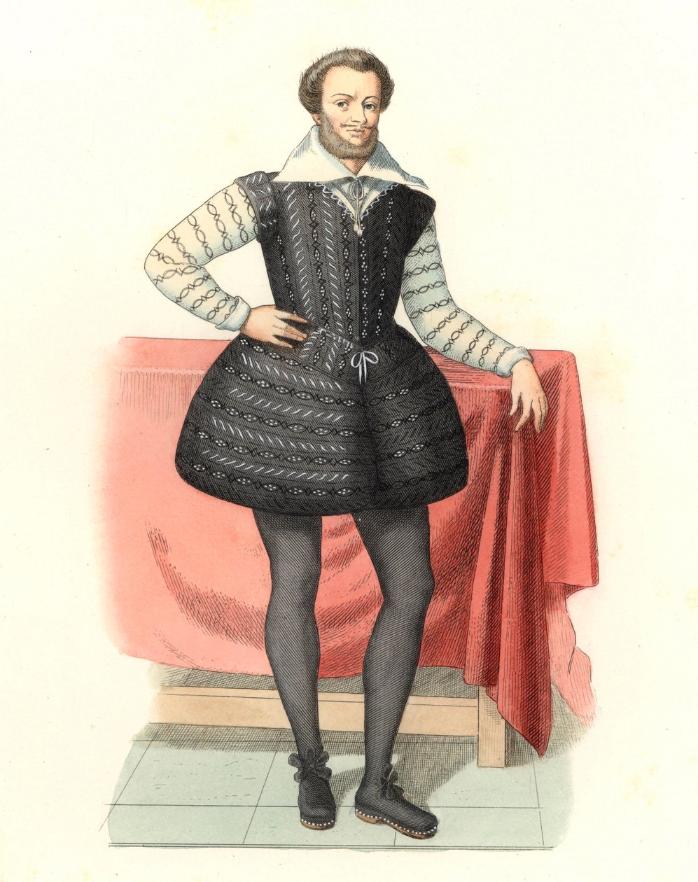 Antoine de Saint Chamans, fransk adel af Edmond Lechevallier Chevignard