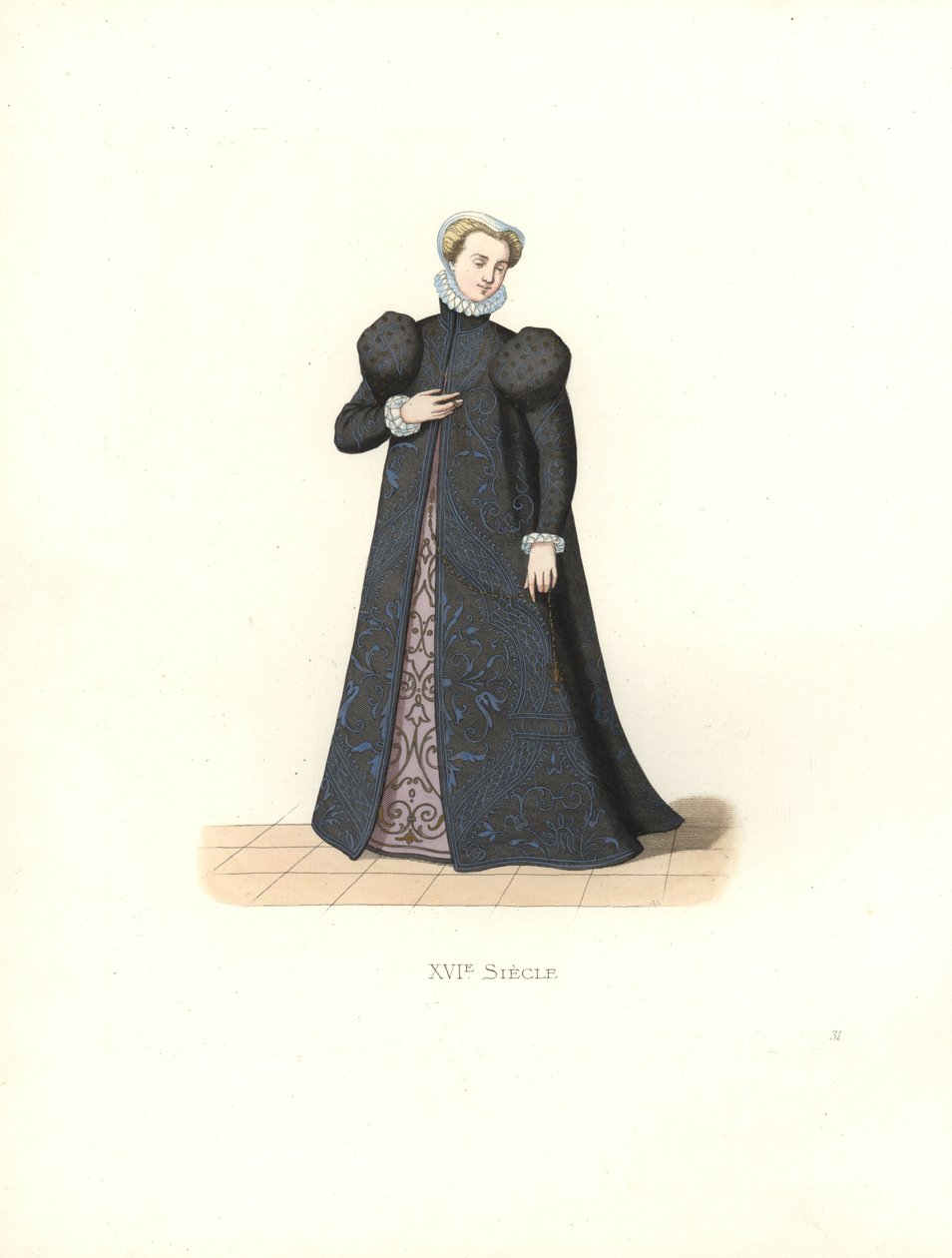 Adelsdame af Lorraine af Edmond Lechevallier Chevignard