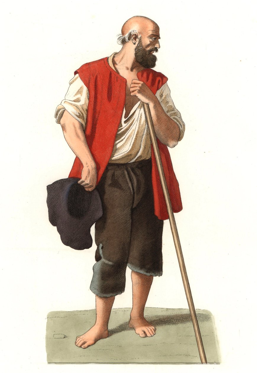 Bonde af Lombardiet (Italien) af Edmond Lechevallier Chevignard