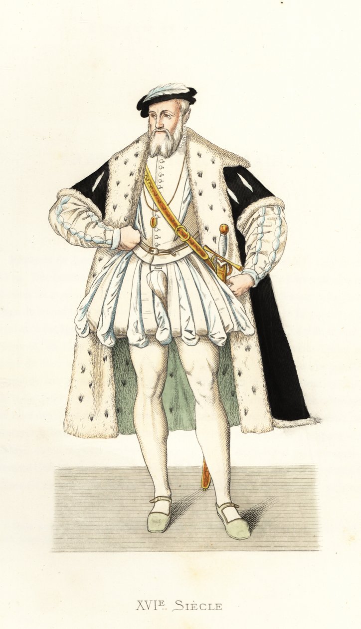 Portræt af Frans, hertug af Guise af Edmond Lechevallier Chevignard