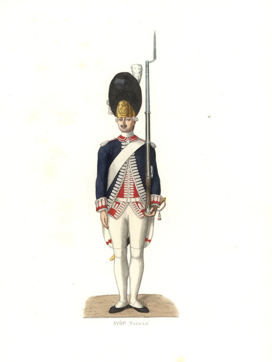 Soldat fra den franske garde af Edmond Lechevallier Chevignard