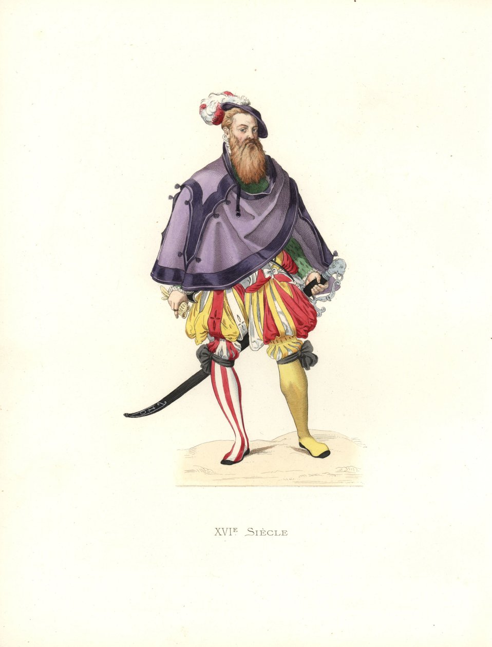 schweizisk adelsmand af Edmond Lechevallier Chevignard