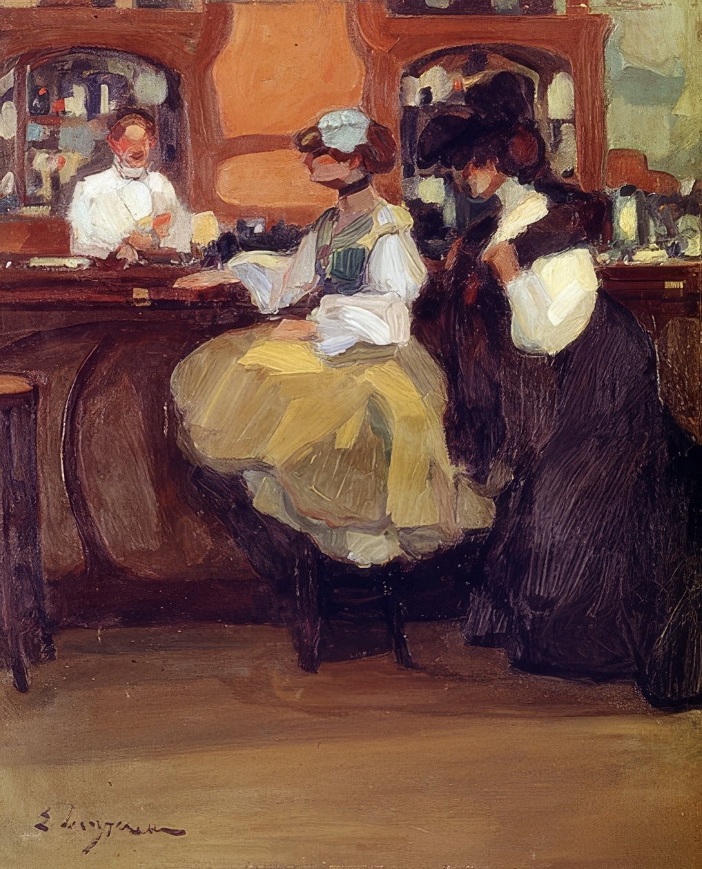 Bar Tabarin. 1905 af Edmond Lempereur
