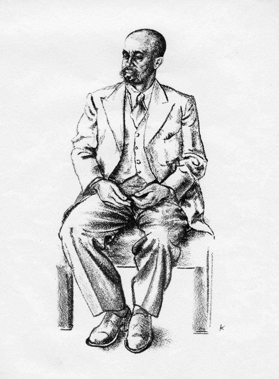 Bedjironde Tecle Hawariate, etiopisk statsmand, 1935 af Edmond Xavier Kapp