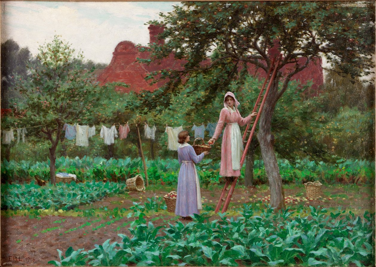 september, 1915 af Edmund Blair Leighton