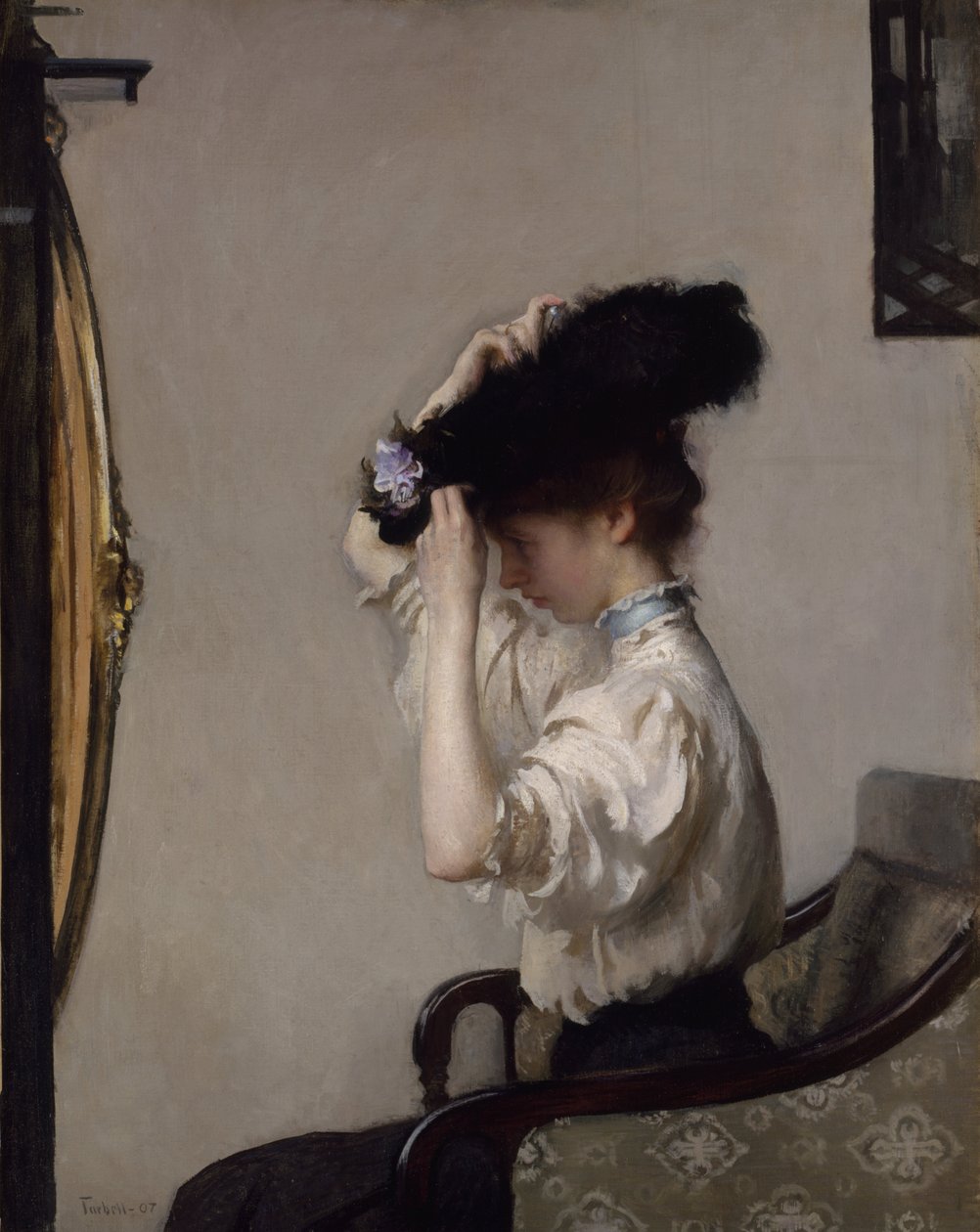 Forberedelse til Matinee af Edmund Charles Tarbell