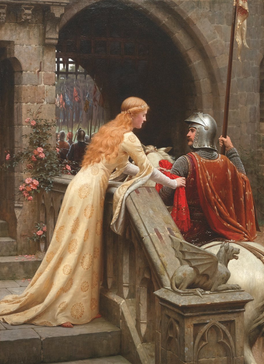 Engelsk: Godspeed af Edmund Leighton