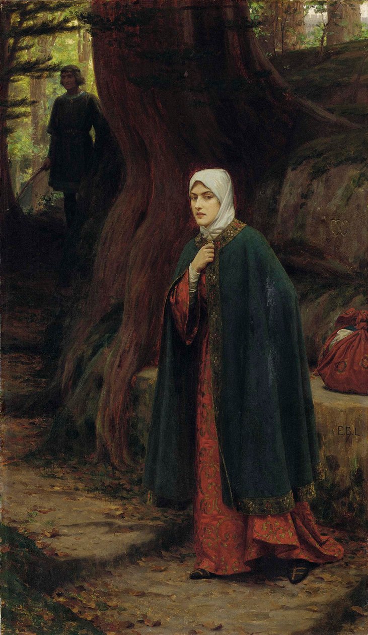 Skov Tryst af Edmund Leighton