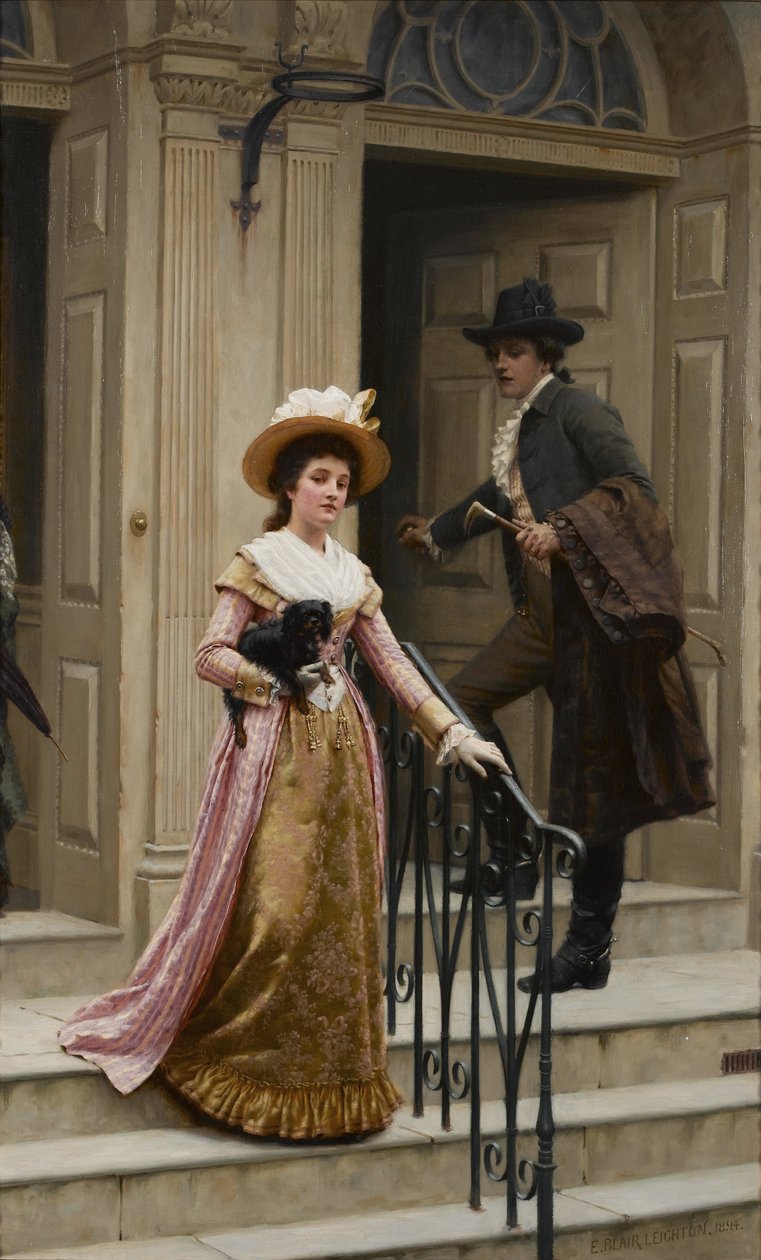 Min næste dør af Edmund Leighton
