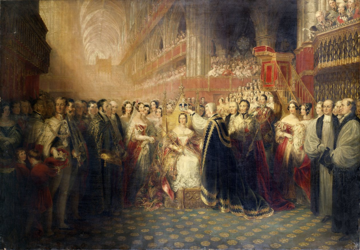 Kroningen af Dronning Victoria, 1838 af Edmund Thomas Parris