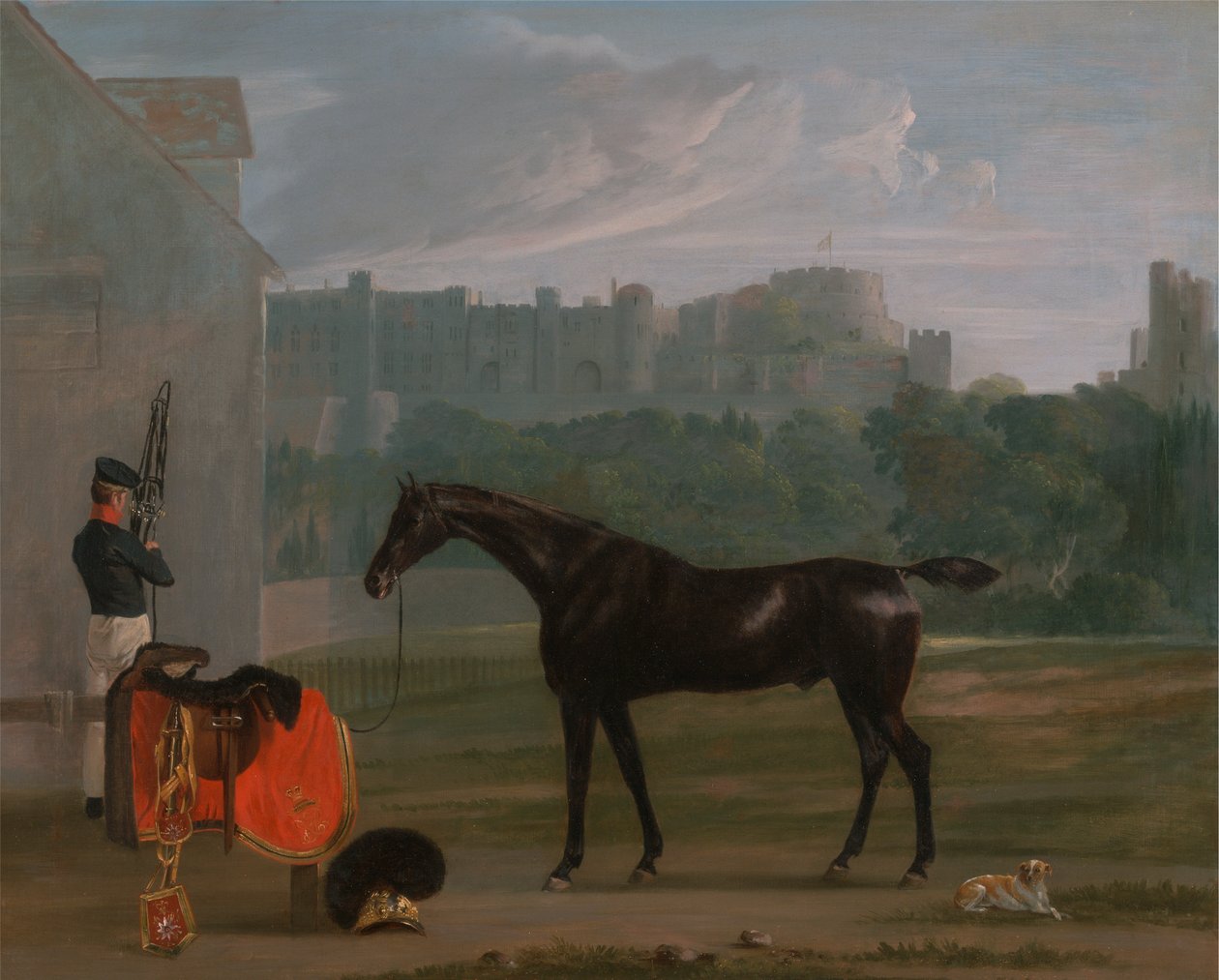 Udenfor vagthuset i Windsor af Edmund Bristow