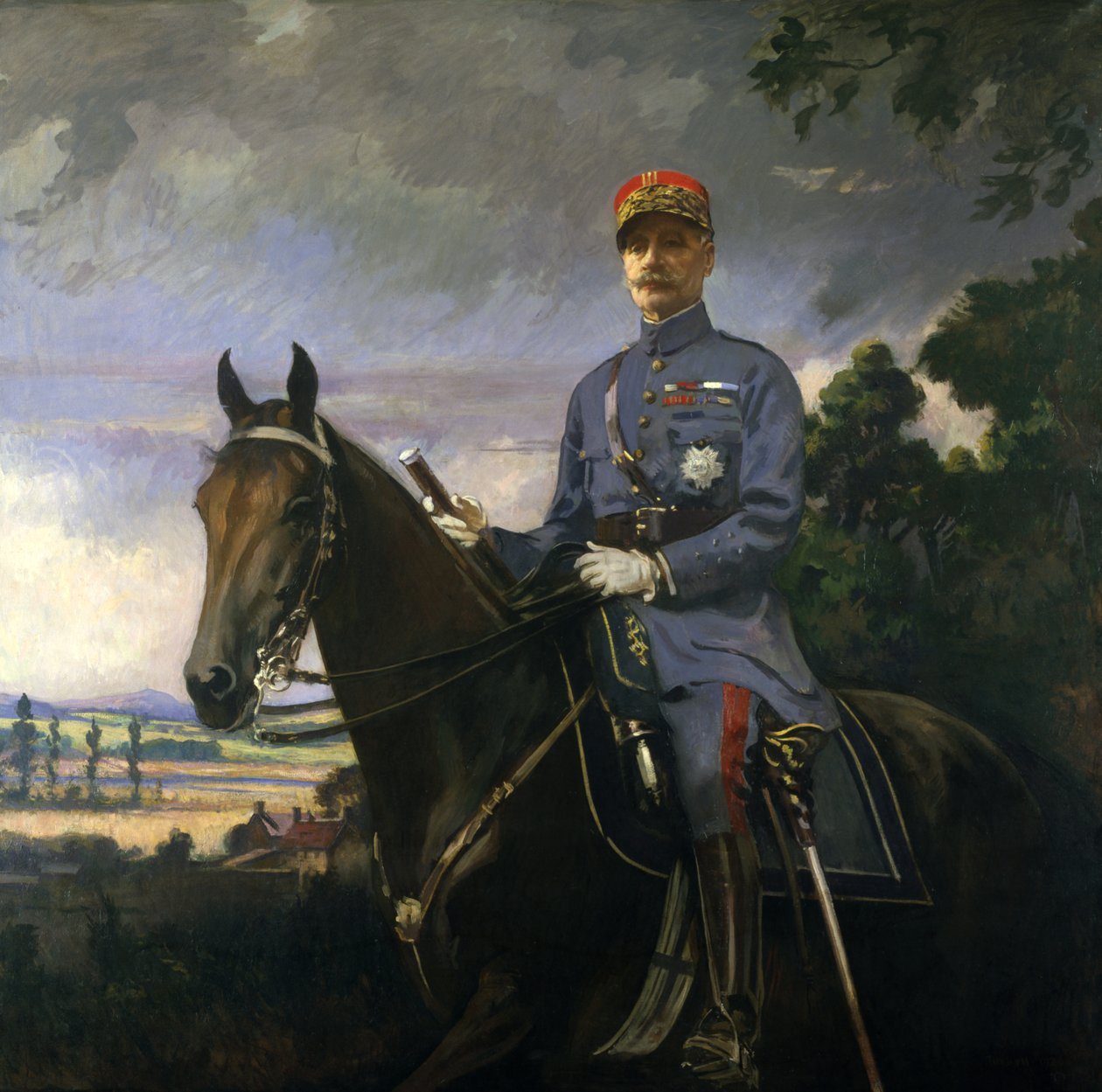 Marskal Ferdinand Foch, 1920. af Edmund Charles Tarbell