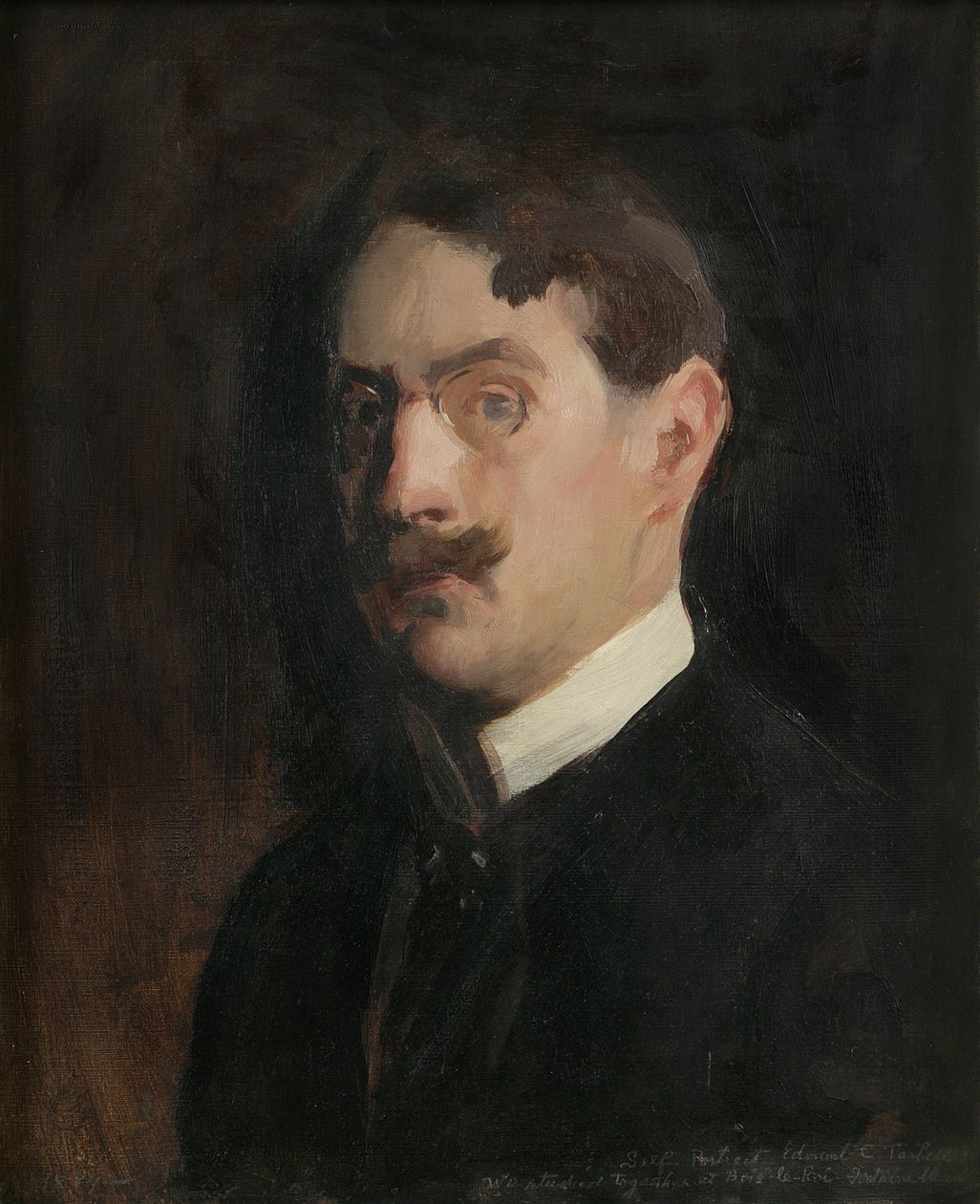 Selvportræt, 1889 af Edmund Charles Tarbell