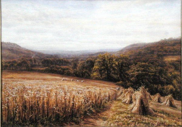Høsttid nær Ashburton af Edmund George Warren