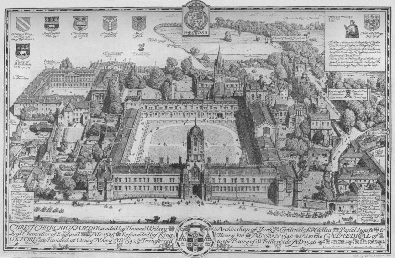 Christchurch, Oxford, 1916 af Edmund Hort New