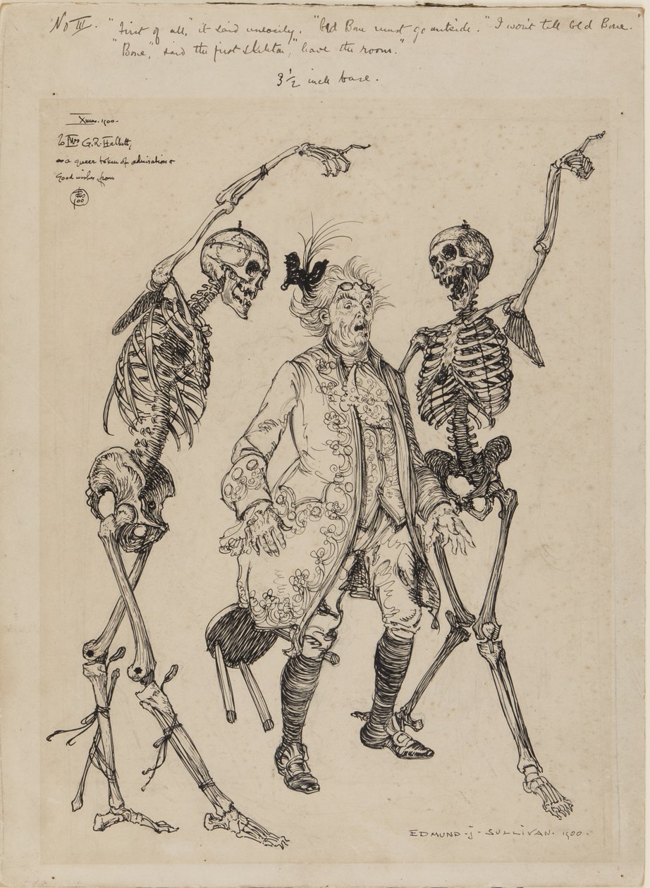 Gamle Bones skal ud..., 1900 af Edmund Joseph Sullivan