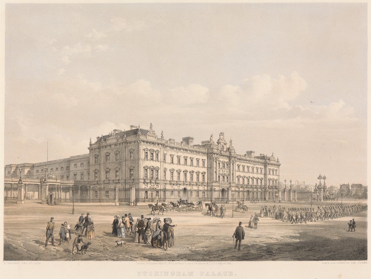 Buckingham Palace af Edmund Walker