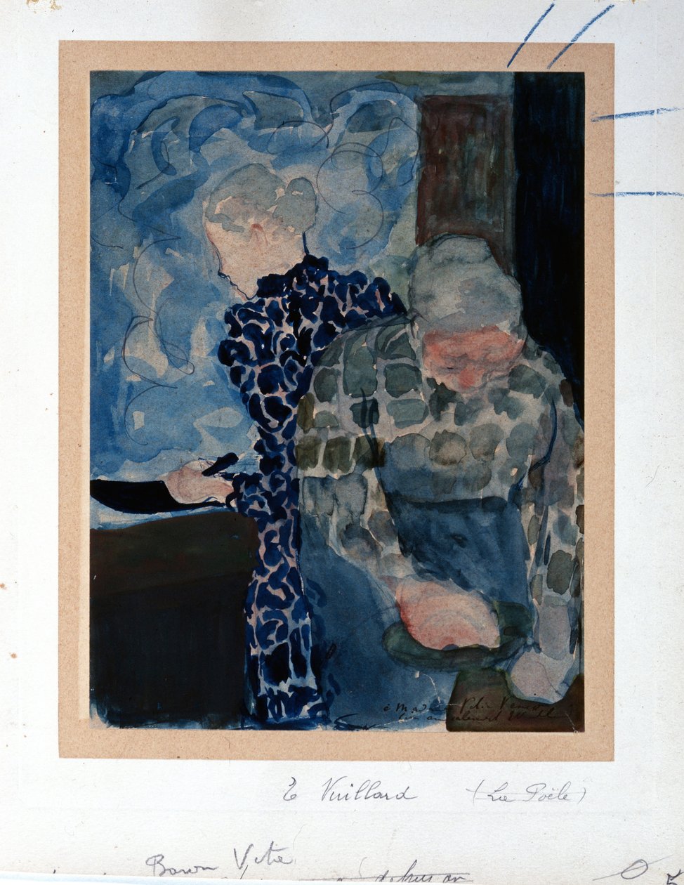 To kvinder i interiøret af Edouard Vuillard