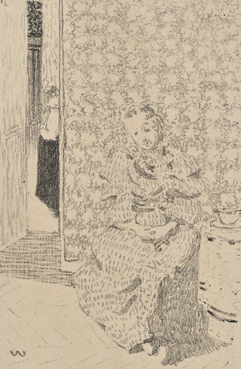 Interiør, 1893 af Edouard Vuillard