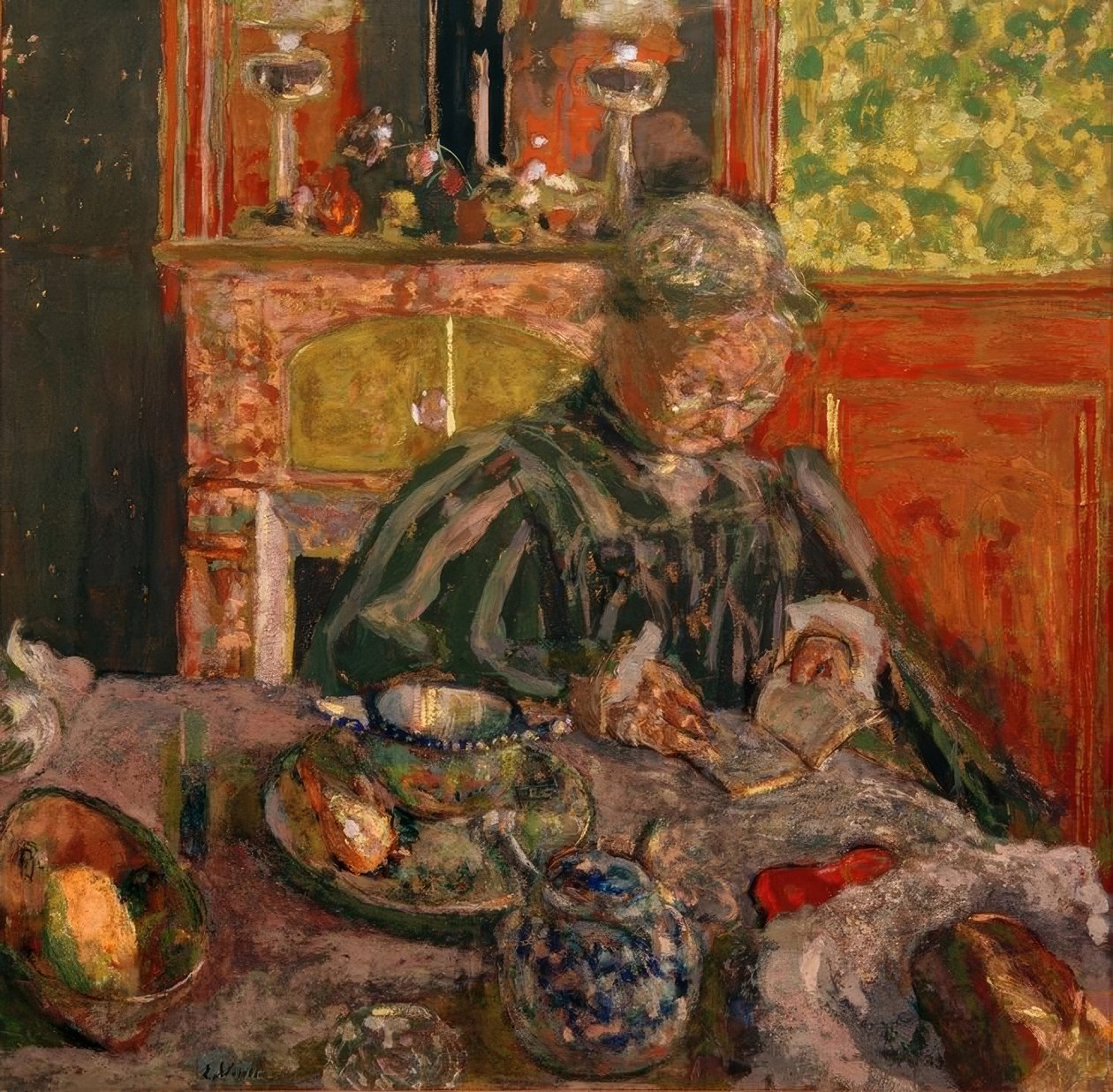 Læselyset af Edouard Vuillard