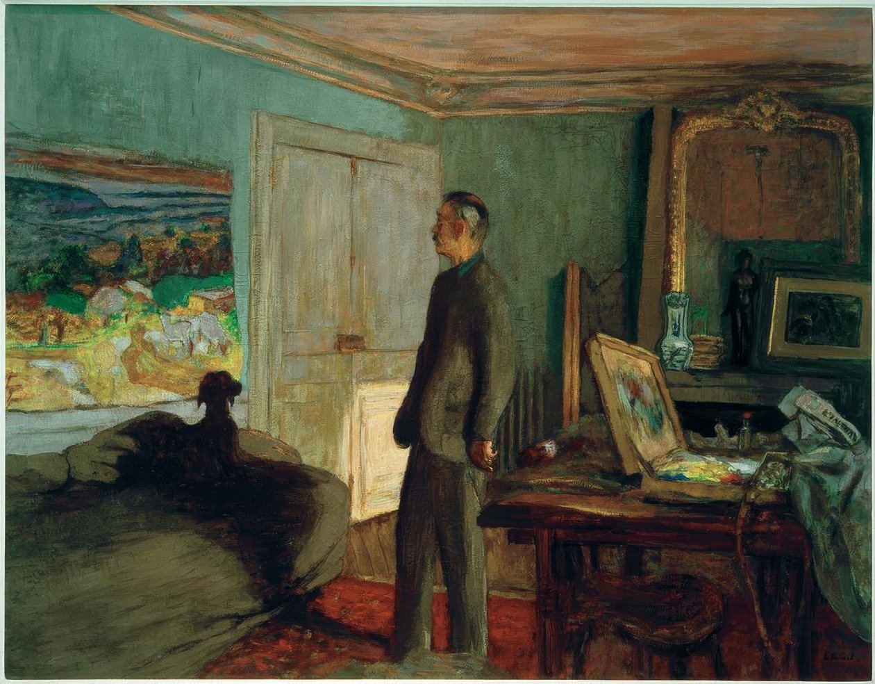 Model til Bonnards portræt af Edouard Vuillard