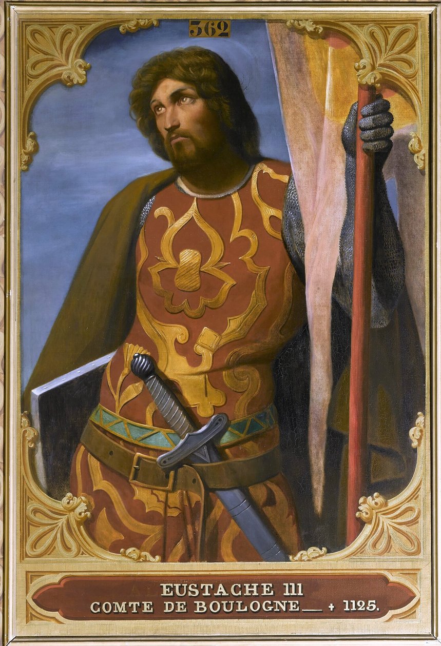 Eustace III, greve af Boulogne, 1844. af Édouard Alexandre Odier