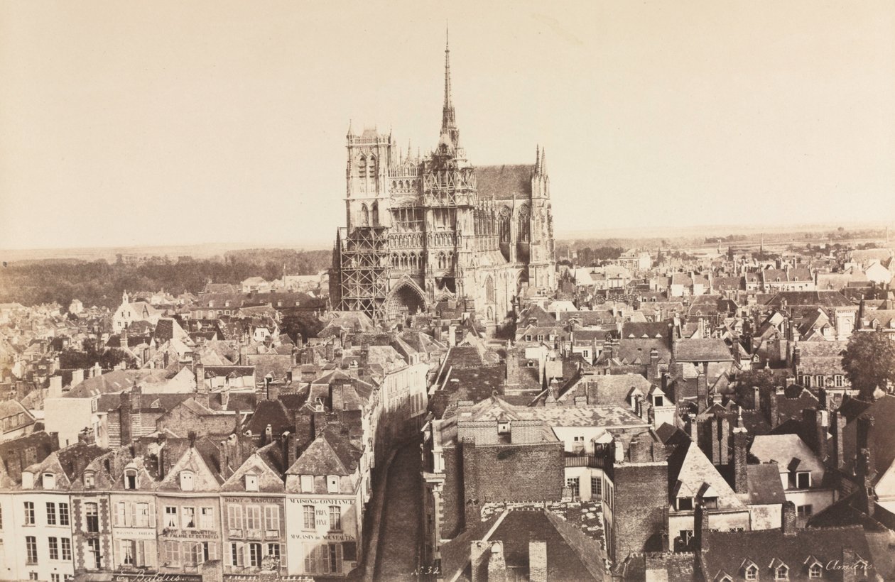 Amiens, 1855. af Édouard Baldus