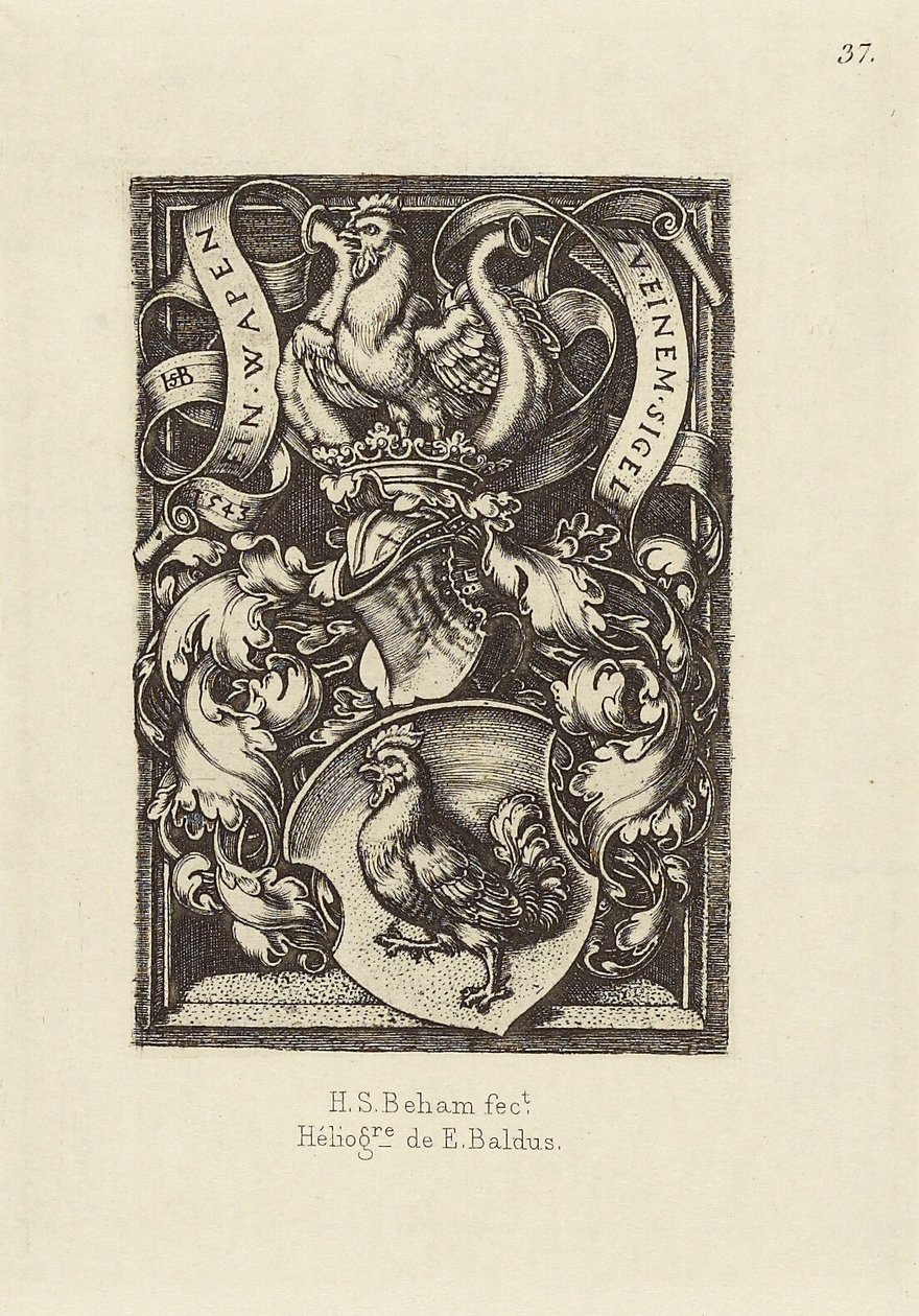[Design af Hans Sebald Beham]. af Édouard Baldus